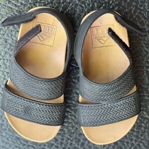 Reef Kids Black Sandals